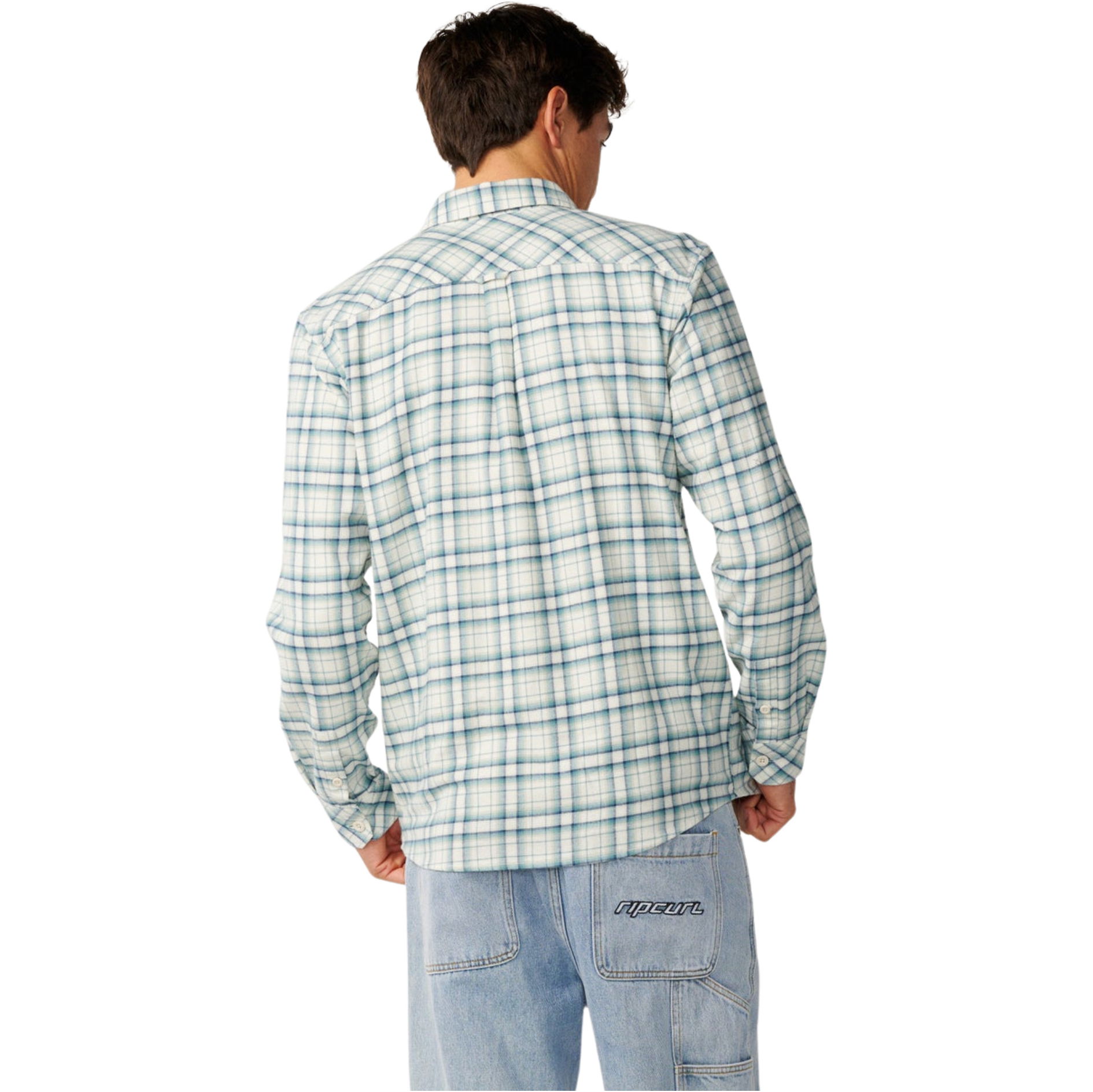 2026 Rip Curl Classic Surf Checked In Flannel Shirt 07DMSH - Bone